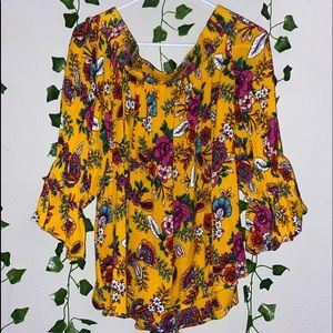 flower off the shoulder top very cute!!